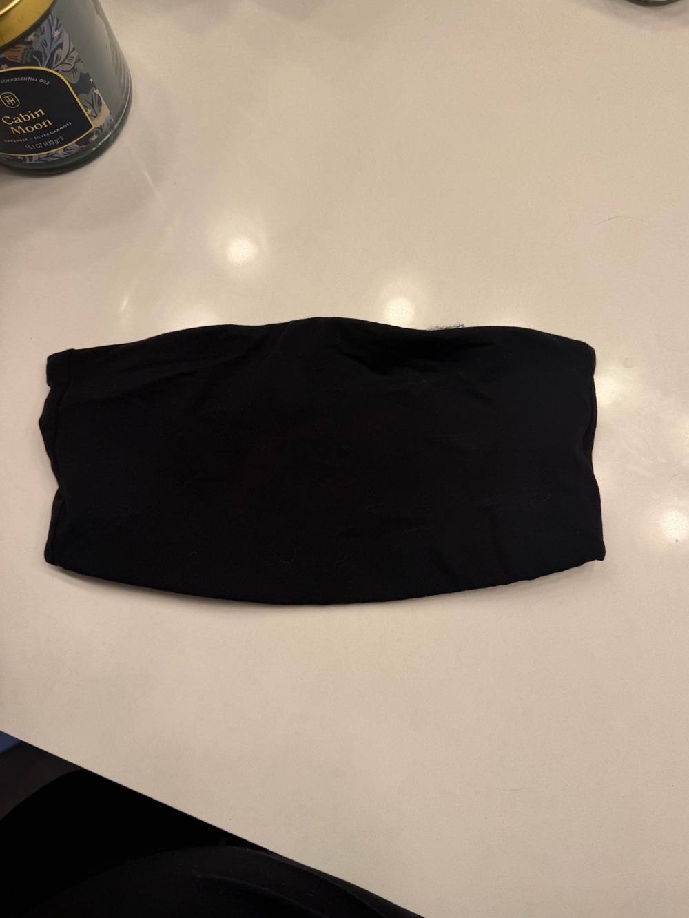BuffBunny Black Strapless Bandeau Sports Bra